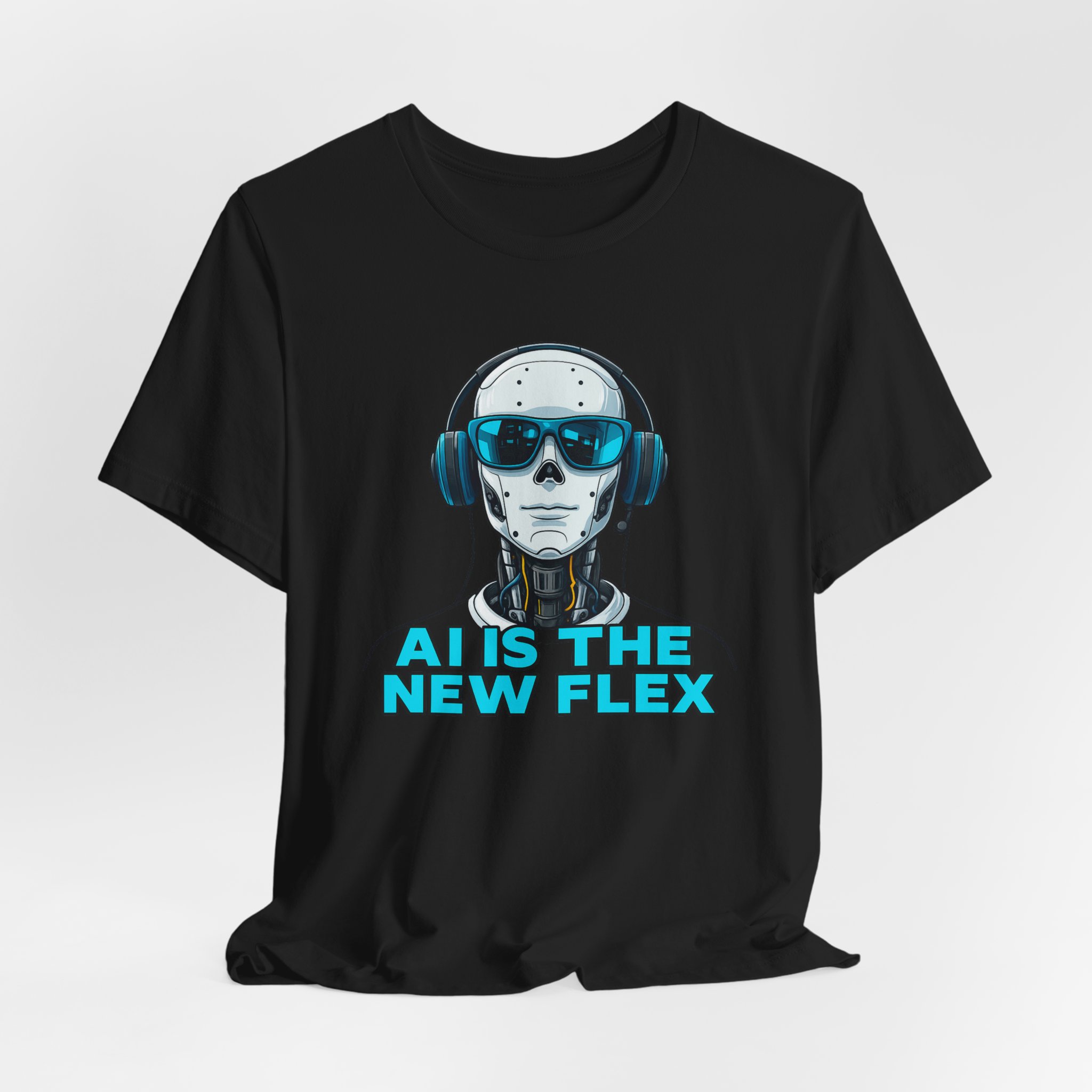 T-Shirt - 'AI Is The New Flex' Futuristic AI Robot Design