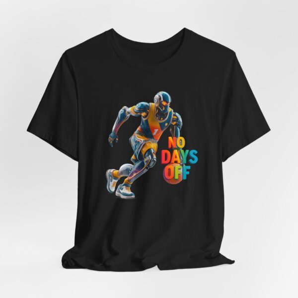 Basketball Tee - Futuristic AI Robot Athlete - No Days Off