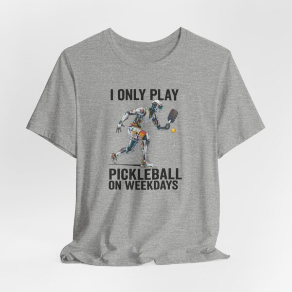 Pickleball Tee - Futuristic Robot Design