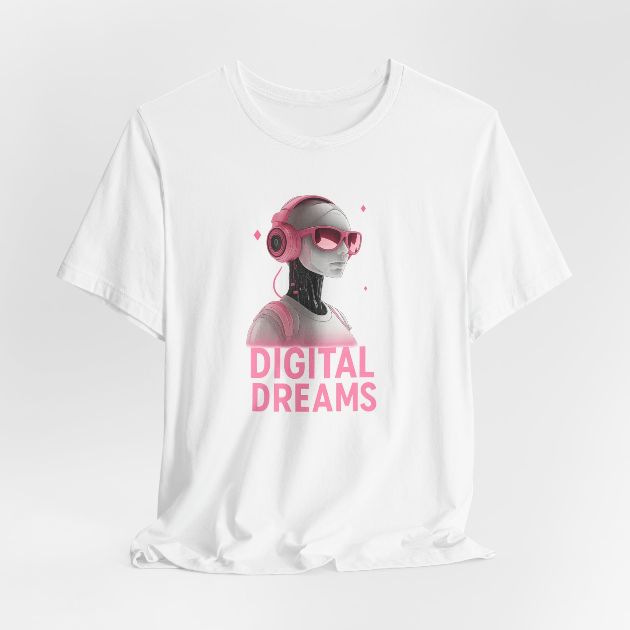 Digital Dreams Unisex Tee - Futuristic AI Robot Design - Image 4