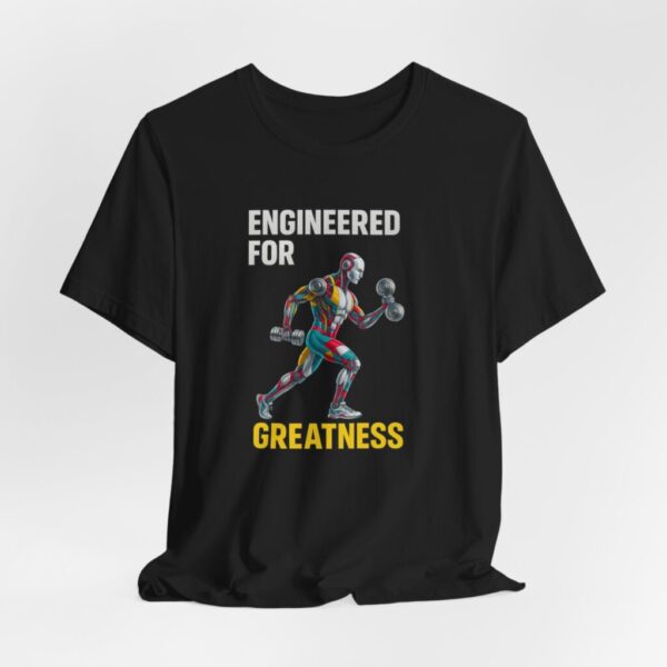 Robot Gym Tee - Futuristic AI Engineered for Greatness