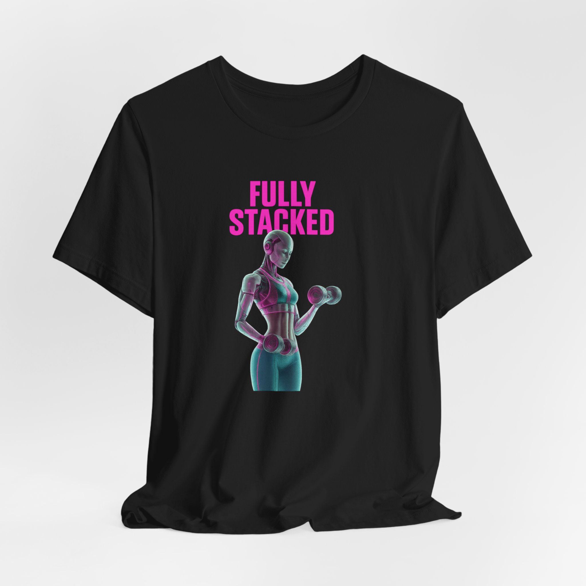 Athletic Android Unisex Tee - Fully Stacked Design