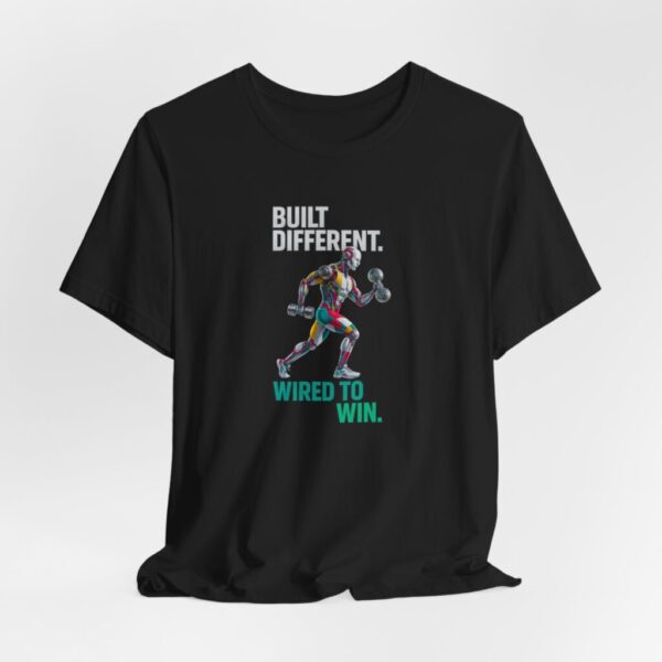 Futuristic AI Robot Tee - Built Different, Wired to Win