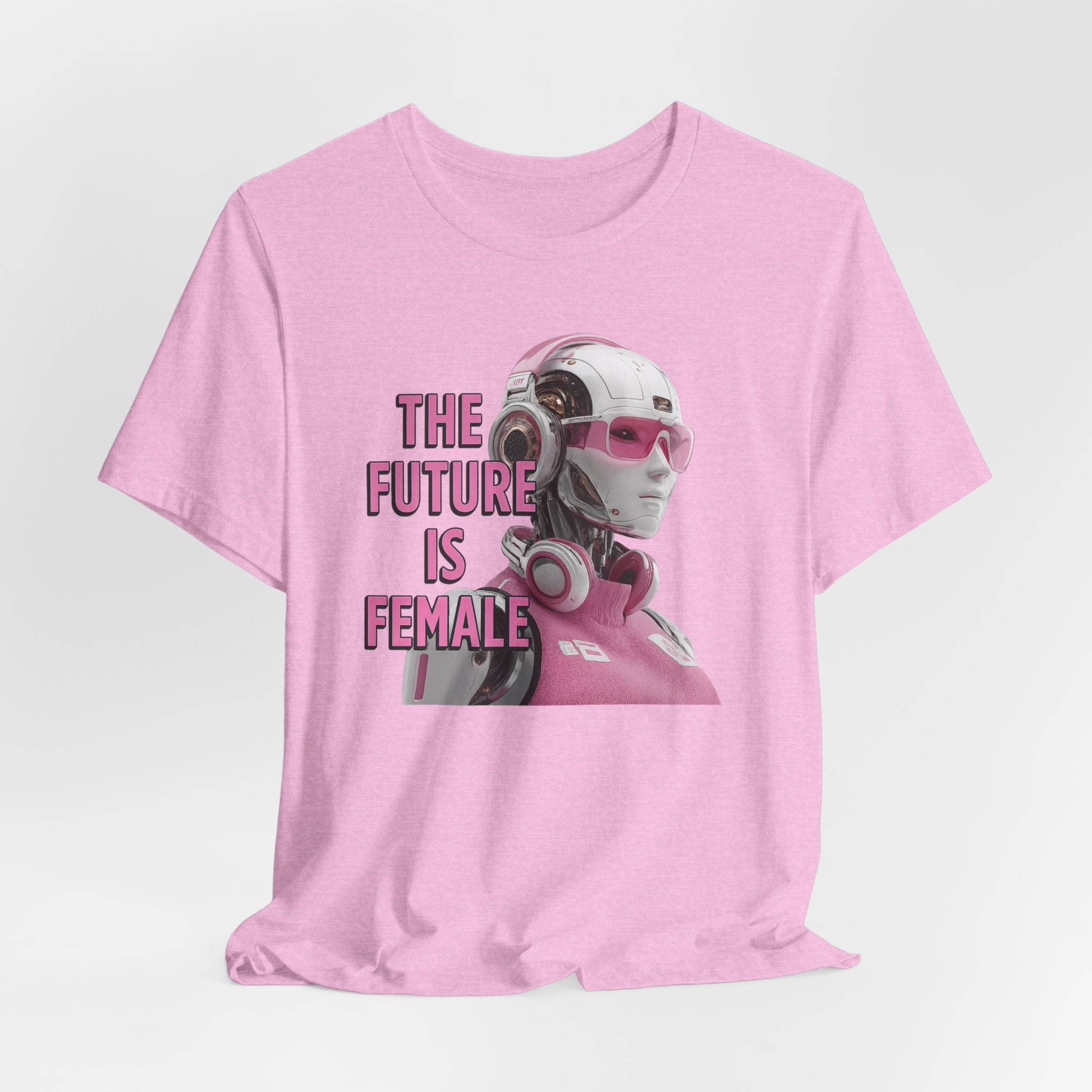 T-Shirt - Futuristic Female AI Robot The Future Is Female Design - Image 5