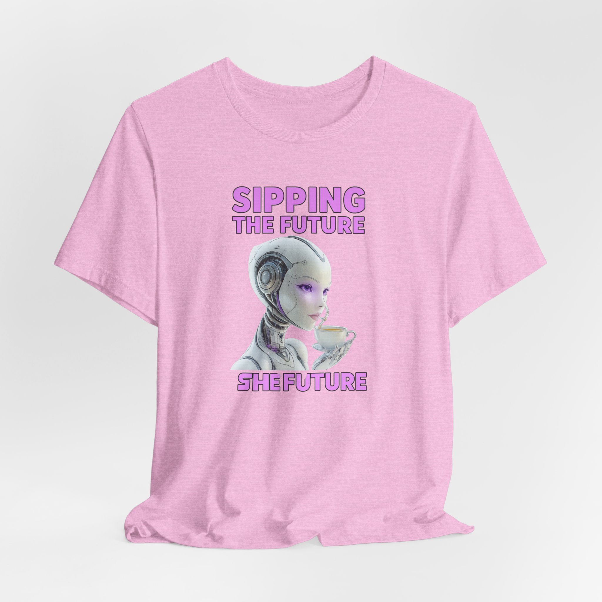 T-Shirt - Sipping the Future, SheFuture AI Espresso Tee