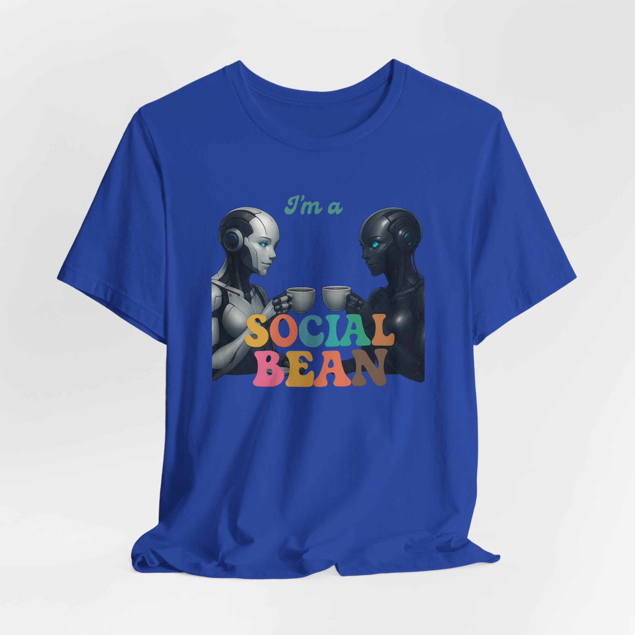 Coffee Lover T-Shirt - 'I'm a Social Bean' Unisex Tee - Image 4