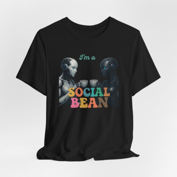 Coffee Lover T-Shirt - 'I'm a Social Bean' Unisex Tee