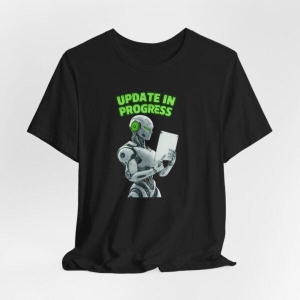 T-Shirt - Futuristic AI Robot Update in Progress Design