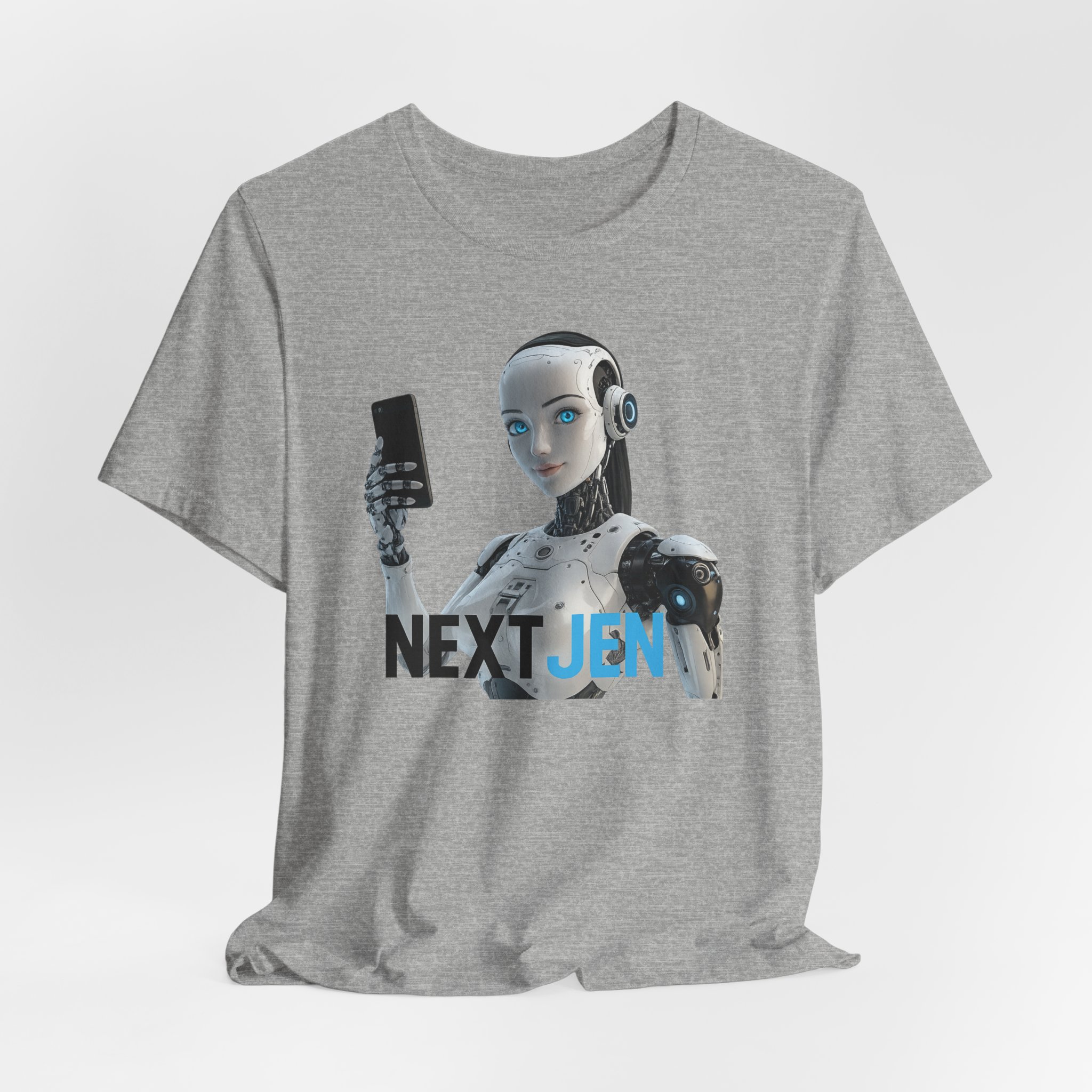 T-Shirt Next Gen Female AI Robot Selfie Tee