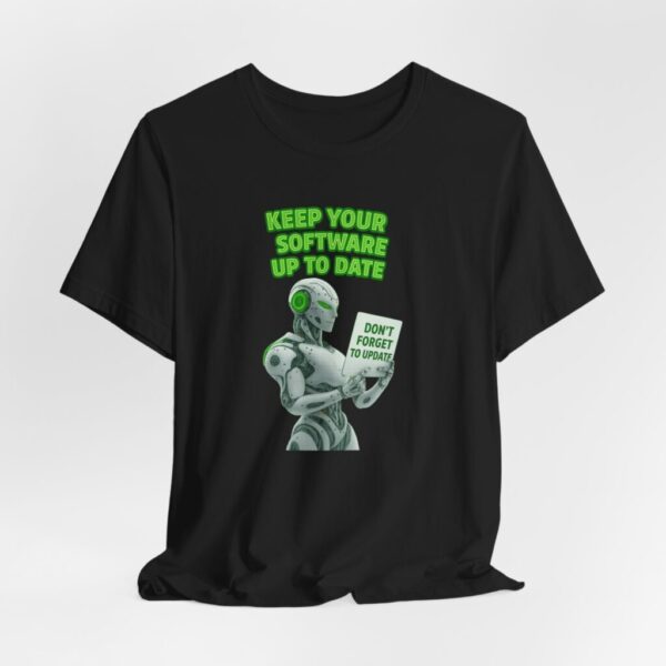Robot Update Reminder Tee