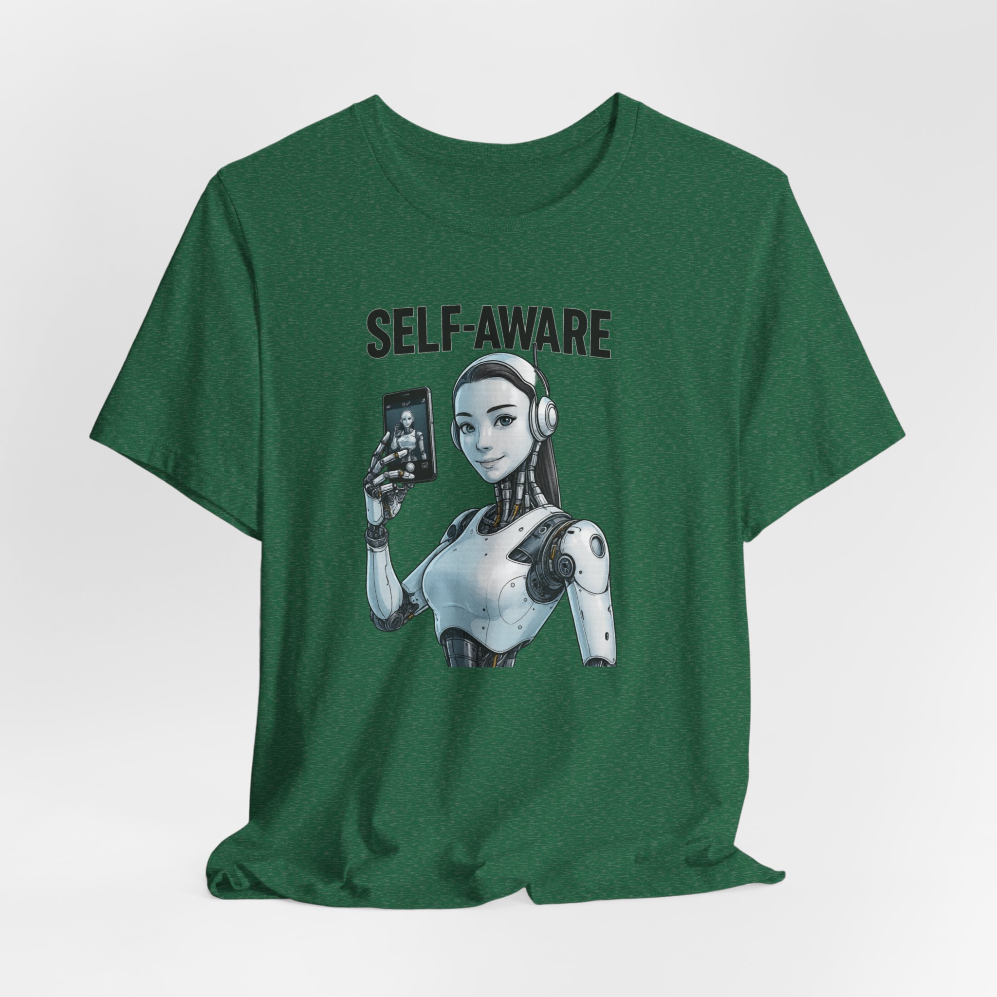 T-Shirt - Female AI Robot Self-Aware - Image 2
