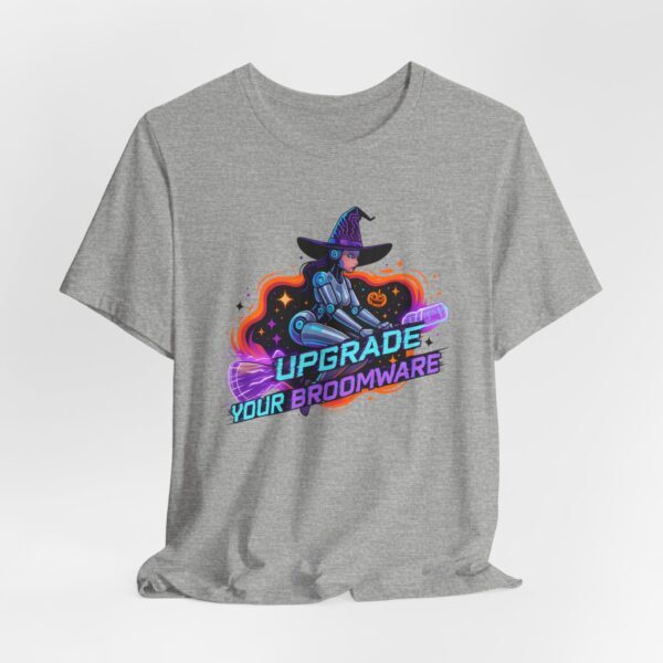 T-Shirt Upgrade Your Broomware Colorful AI Witch Robot