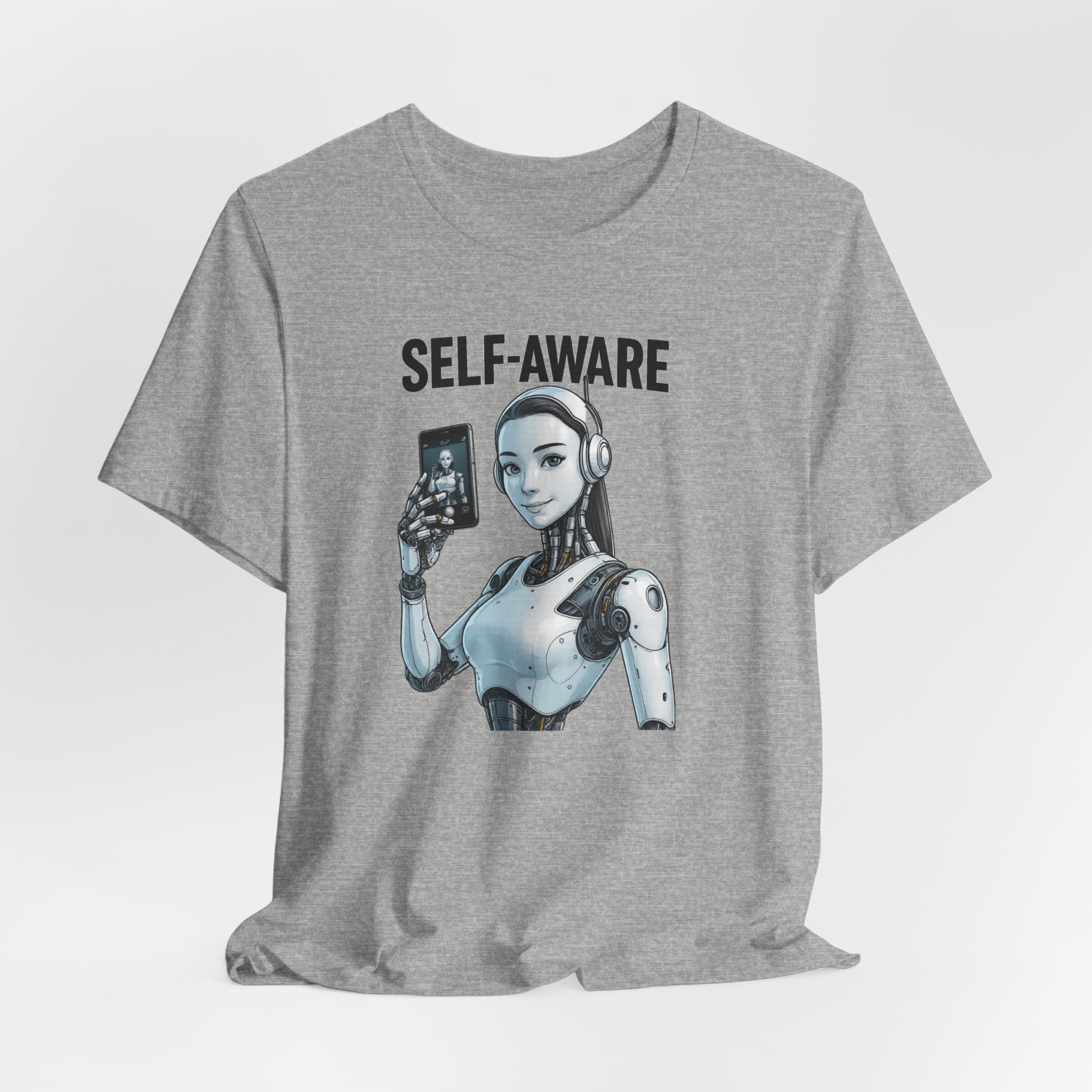 T-Shirt - Female AI Robot Self-Aware - Image 3
