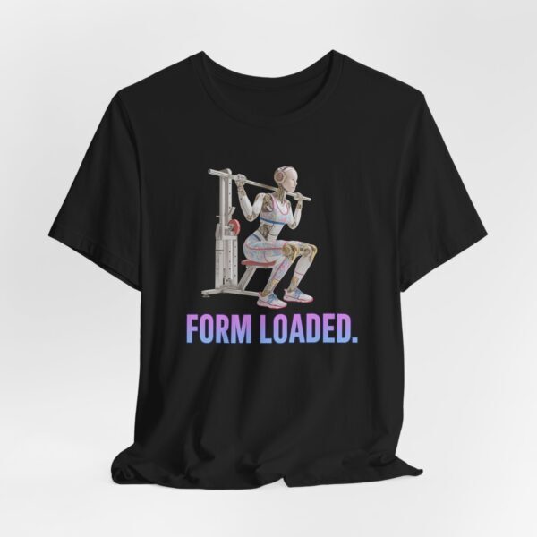 T-Shirt Female AI Robot Form Loaded