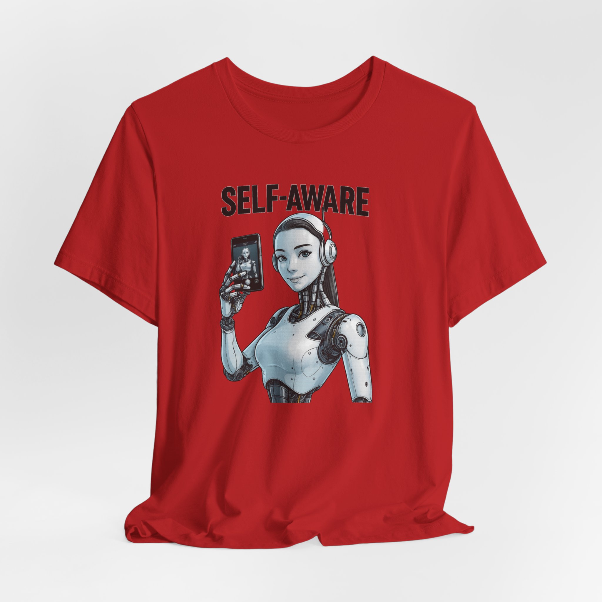 T-Shirt - Female AI Robot Self-Aware - Image 5
