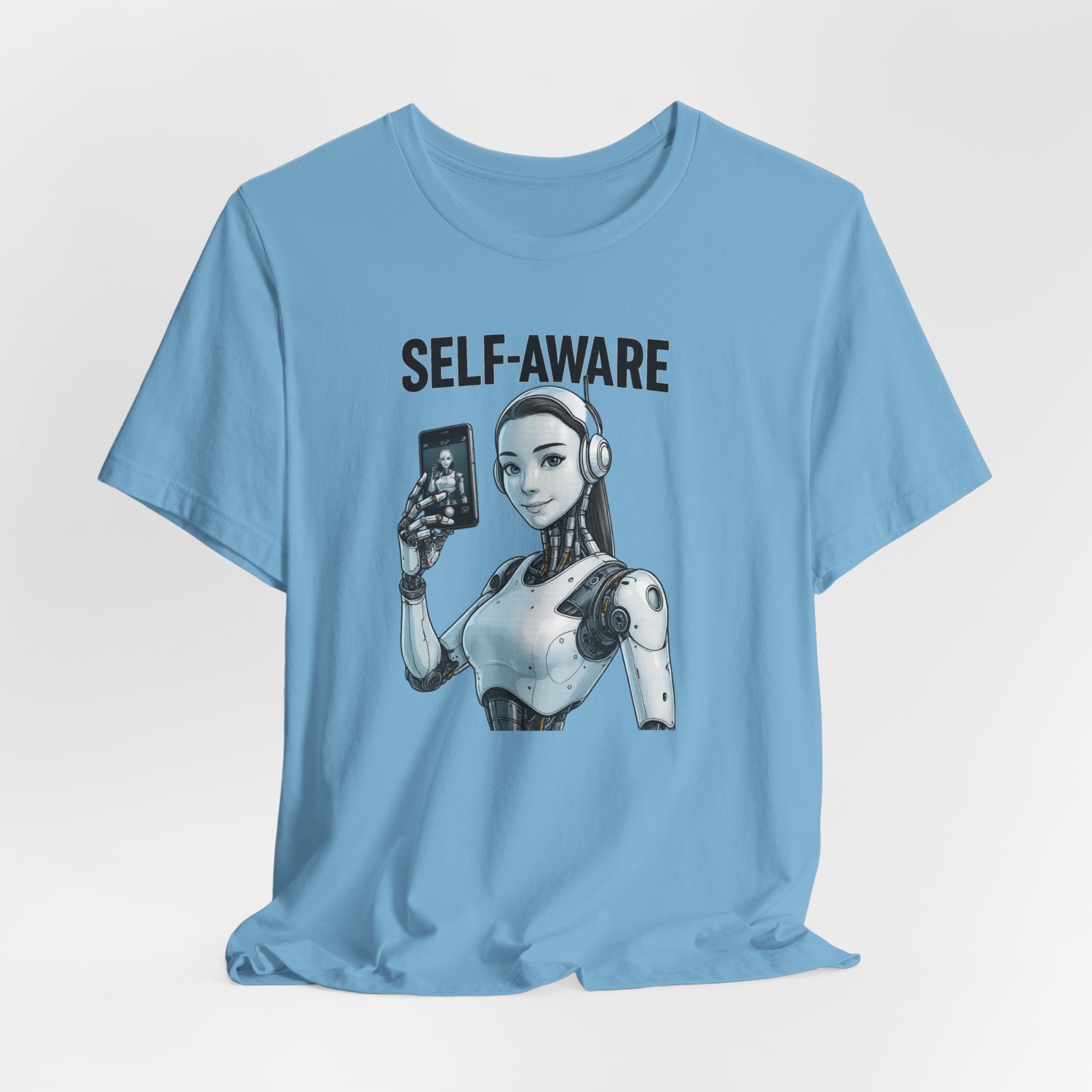 T-Shirt - Female AI Robot Self-Aware - Image 4